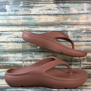 CALIA By Carrie Underwood Flip Flop Sandal Womens 10 Brown Rubber Casual Thongs